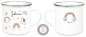 Preview: ♥ zauberhafte Tasse Emailletasse Becher Einhorn Regenbogen Wunschname, Einschulung KITA Dankeschön, Abschied, Jubiläum, Geschenk, Becher von Lüttentüddel